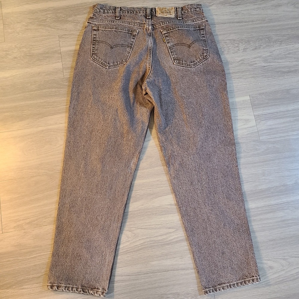 VTG '92 Levi's 545 Orange Tab Men's Tag 36X31(34x30.5) Rust Color Loose Fit USA